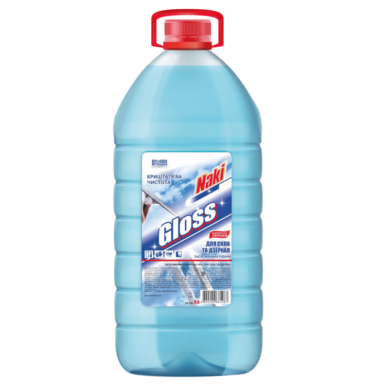 Засіб для миття скла NAKI, 5л